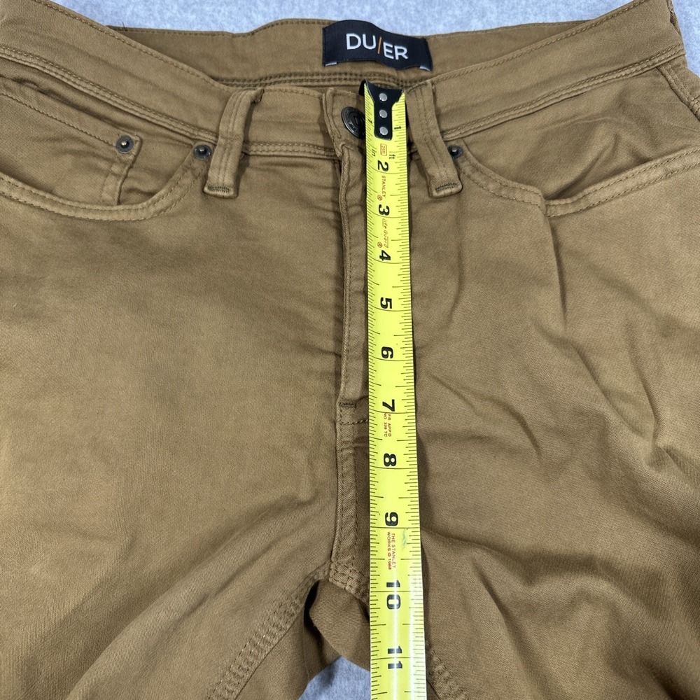DU/ER No Sweat N2X Relaxed Taper Pants Stretch 30x32 Men's Khaki Chino DUER - Picture 9 of 15